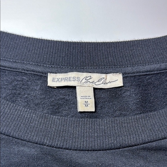 Express One Eleven Black Sweater Dress with Tie Size Medium - Picture 5 of 12